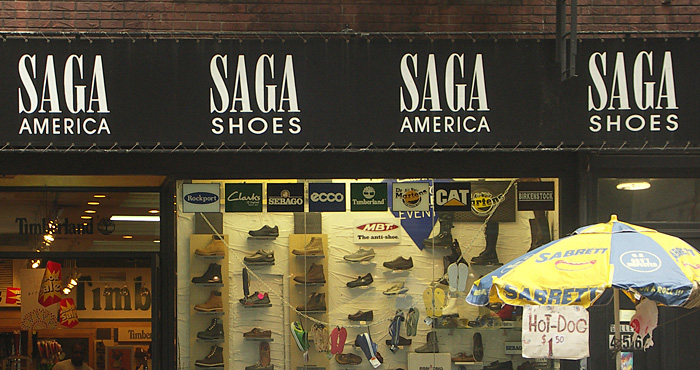 Saga–shoes